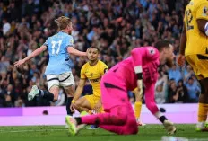 Gol Tunggal De Bruyne Bawa Manchester City Tundukkan Wolves 1-0