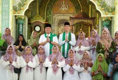 Gubernur Sumsel Meresmikan Masjid Al-Huda di Tugu Agung, OKI