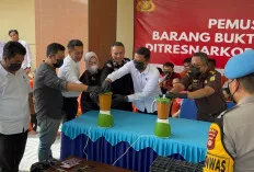 Polda Sumsel Musnahkan Barang Bukti Narkoba Senilai Rp2,8 Miliar, 49 Tersangka Diamankan