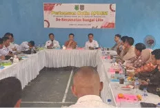 Perkuat Sinergi dan Sukseskan Festival Randik: Kades Se-Sungai Lilin Kumpul Rutin di Linggosari