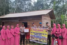 Polsek Mesuji Raya dan Pangkalan Lampam Gelar Bhayangkari Peduli