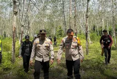 Polsek Lais Lakukan Pengawalan Ketat Survei Tanam Tumbuh Tower SUTET