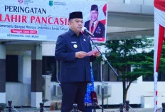 Pimpin Upacara Hari Lahir Pancasila, Pj Bupati: Pancasila Punya Peran Besar
