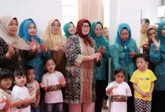 Keceriaan Anak-Anak Permata Hati Sambut Ketua TP PKK Muba