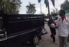 Lakalantas di Jalan Soekarno Hatta Palembang, Pedagang Buah Terluka Parah