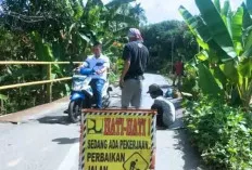 Dinas PUPR Ogan Ilir Lakukan Perbaiki Jembatan Rusak Parah