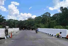 Jembatan Air Pati di Sanga Desa Dipercantik, Warga Apresiasi Pengecatan Ulang