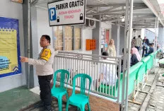 Polisi Lakukan Pengamanan, Kunjungan Lapas Tanjung Raja Ogan Ilir Meningkat di Hari Raya Idulfitri