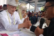  Bule Turki Resmi Nikahi Gadis Taba Baru di Lubuk Linggau