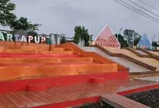 Percantik Kota Martapura, Pemkab OKU Timur Bangun Taman Bermotif Tanjak dan Songket 