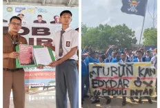 Ribuan Siswa SMKN 1 Indralaya Selatan Mogok Belajar, Tuntut Kepala Sekolah Dicopot