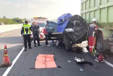Kecelakaan Maut di Tol Indralaya–Prabumulih, Tiga Penumpang Pajero Tewas