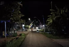  Warga Ngulak Sanga Desa Kompak Hiasi Rumah dengan Lampu Warna-Warni Sambut HUT RI ke-80