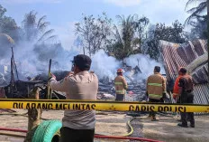 Bedeng Enam Pintu di Prabumulih Ludes Terbakar, Enam KK Kehilangan Tempat Tinggal