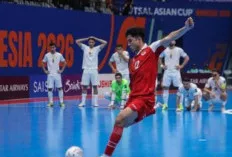  Kalah Adu Penalti dari Iran, Indonesia Runner-up Piala Asia Futsal 2026