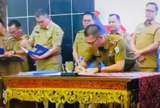  Sekda OKU Selatan Ikuti Evaluasi Perencanaan Anggaran Kabupaten