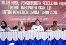 Logistik Sudah Lengkap, Berangkat, KPU Ogan Ilir Gelar Rekapitulasi Penghitungan Suara