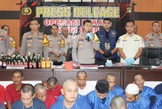 Polres Musi Rawas Ungkap 78 Kasus dalam Operasi Pekat I Musi 2025, 20 Kasus Miras Disidangkan  