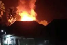 Kebakaran Landa Pemukiman di Kabupaten Empat Lawang, 8 Rumah Terbakar dan 28 Jiwa Terdampak
