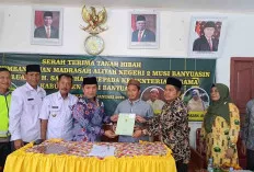 Mantab! Hibahkan Tanah untuk Pembangunan MAN 2 Musi Banyuasin 