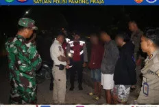 Patroli Gabungan Satpol PP, TNI dan Polri Jaga Kamtibmas di Sekayu Tetap Kondusif