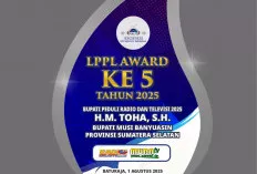 Bupati Muba H M Toha Tohet Raih Penghargaan Nasional “Bupati Peduli Radio dan Televisi 2025”