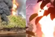 Polres Muba Lakukan Penyelidikan Terhadap Sumur Muba yang Terbakar 