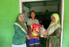 LAZISNU Bukit Jaya Salurkan 128 Paket Sembako, Antar Langsung ke Rumah Warga