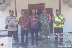 Polsek Lalan Amankan Perayaan Kenaikan Isa Al Masih di Gereja 