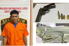 Potensi Membahayakan Warga Memiliki Senpi Rakitan Diamankan Polsek Batanghari Leko 