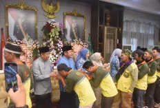 Gubernur Herman Deru Gelar Halal Bihalal, Penyapu Jalan hingga Tokoh Lintas Agama Hadir di Griya Agung