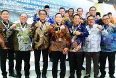 Pj Bupati Sandi Fahlepi Hadiri Penyampaian Hasil Pemeriksaan BPK RI dan Seminar Nasional 