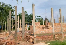 Wujudkan Pusat Pelayanan Modern, Pembangunan Kantor Desa Pinang Banjar Sungai Lilin Muba Berjalan Lancar