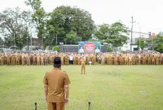Bupati H M Toha Pimpin Langsung Apel Gabungan dan Halal Bihalal Setelah Libur Lebaran, Ini Isi Amanatnya 