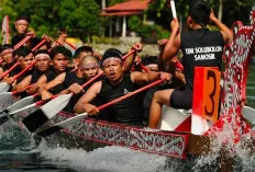 Balap Dayung Solu Bolon Siap Ramaikan Aquabike Jetski World Championship 2023 di Danau Toba