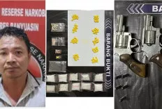 Satres Narkoba Polres Banyuasin Ringkus Pengedar Sabu dan Ekstasi di Rantau Bayur