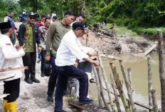 Wali Kota Prabumulih Tinjau Jembatan Rusak di Pangkul, Prioritaskan Perbaikan Cepat