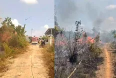 Kebakaran Lahan 3 Hektare Dekat Perumnas Ajib Empat Lawang Berhasil Dipadamkan