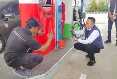 Pastikan Takaran Kemurnian Serta Stok BBM, Satreskrim Polres Mura Lakukan Sidak ke SPBU 