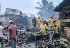 Kebakaran di 5 Ulu Palembang, Empat Rumah Hangus Dua Terdampak