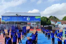 Kunci Hidup Sehat, Ajak Warga Binaan Lapas Sekayu Olahraga Rutin 