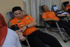Tambah Stok Darah PMI, Basarnas Palembang Gelar Aksi Donor Darah