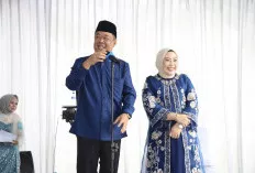 Pulang Kampung Wagub Cik Ujang Gelar Halal Bihalal Dengan Warga Lahat
