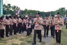 Ratusan Peserta Penggalang Ikuti Jambore Pramuka Ranting Lempuing OKI