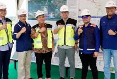 Kementerian Keuangan Republik Indonesia Tinjau Proyek Jalan Tol Palembang-Betung, Progres Tembus 81 Persen