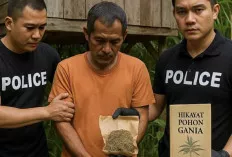 Petani di Baturaja Timur Ditangkap Polisi, Ditemukan Ganja 26,28 Gram di Pondok Atas Pohon   
