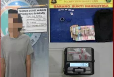 Penjual Sabu Dibekuk di Babat Toman, Polres Muba Amankan 6 Paket Sabu dan Uang Tunai
