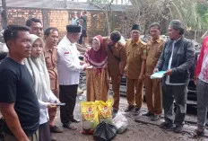 BAZNAS Muba Salurkan Bantuan Tali Asih untuk Korban Kebakaran di Mangun Jaya