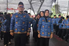Solidaritas dan Pelayanan Prima: Disnakertrans Muba Ikuti Apel HUT KORPRI-PGRI dan Turut Donor Darah