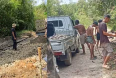 Sinergi Membangun Desa: Kolaborasi CSR dan Gotong Royong  Sukses Perbaiki Jalan Penghubung